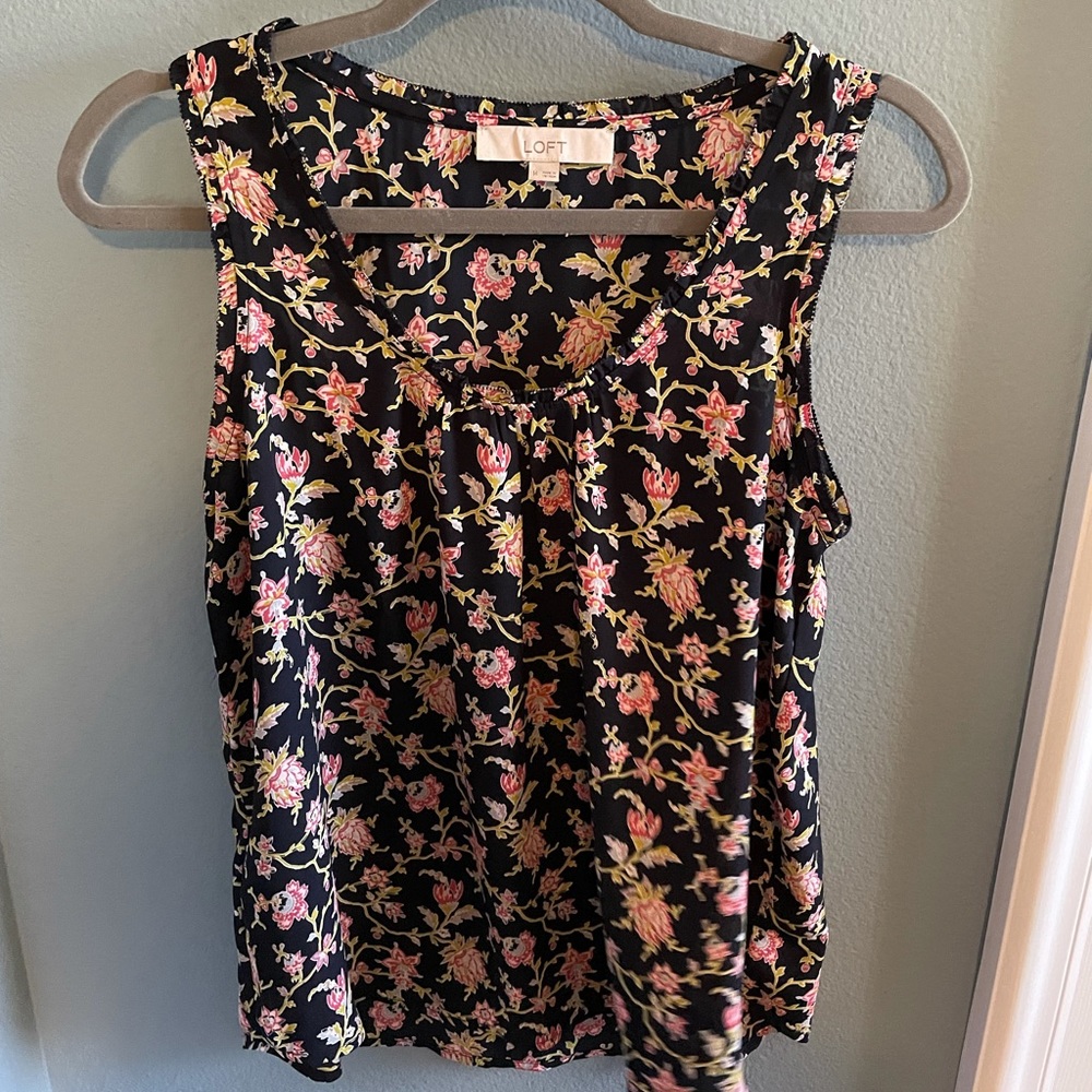 Pattern blouse, brand LOFT, size medium